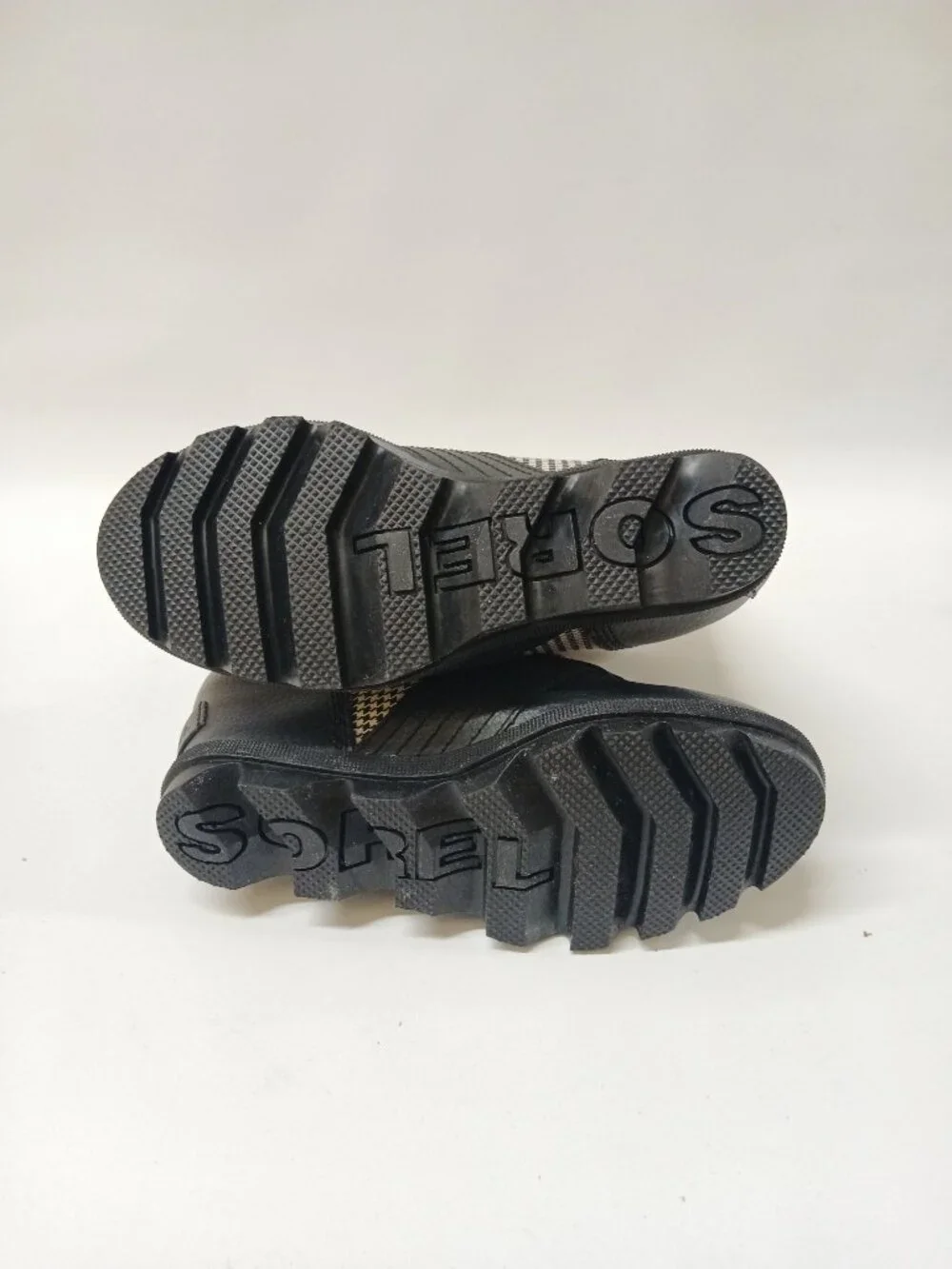 Sorel Lexie Wedge Waterproof Leather Combat Winter Boots Girls 2 Black Pink